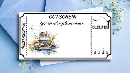 Gutschein für ein Angelabenteuer