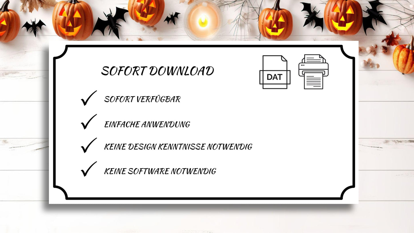 Gutschein für Halloween Erlebnis