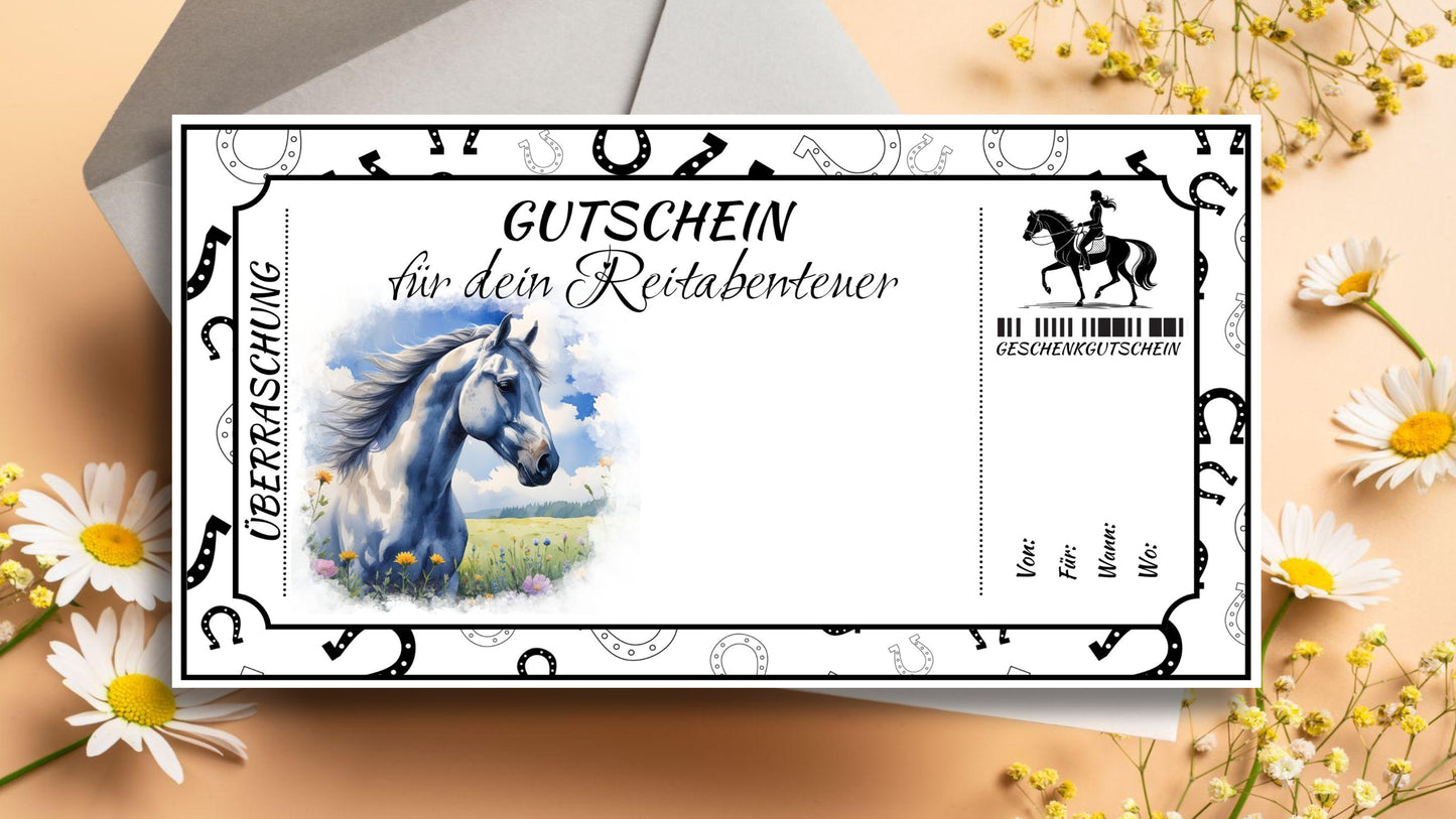 Gutschein für ein Reitabenteuer