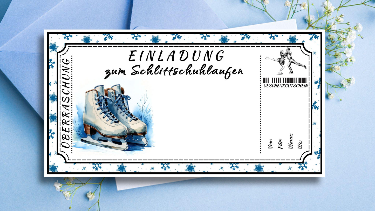 Gutschein fürs Schlittschuhlaufen