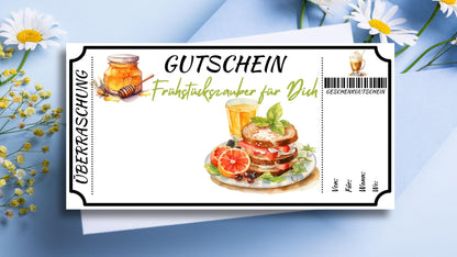 Gutschein für ein Frühstückszauber