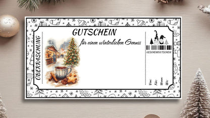 Gutschein für einen Glühwein