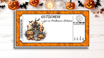 Gutschein für ein Halloween Erlebnis