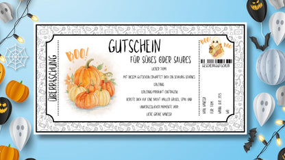 Gutschein für ein Halloween Erlebnis