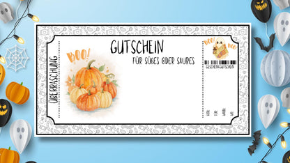 Gutschein für ein Halloween Erlebnis