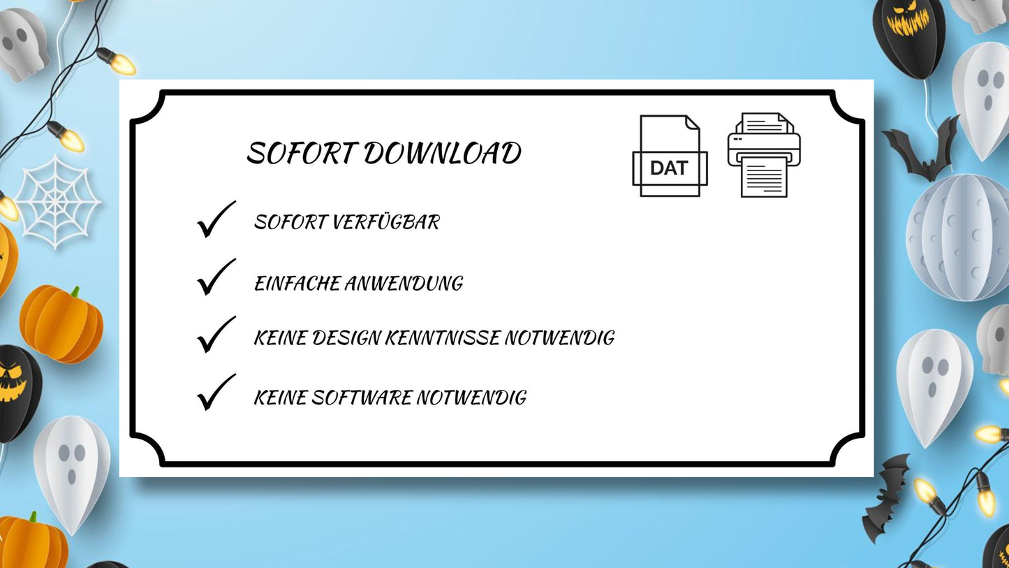 Gutschein für ein Halloween Erlebnis