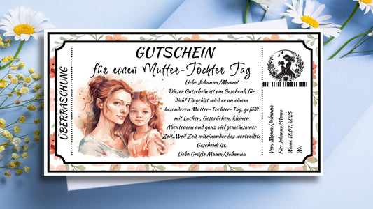 Gutschein Mama-Tochter-Tag