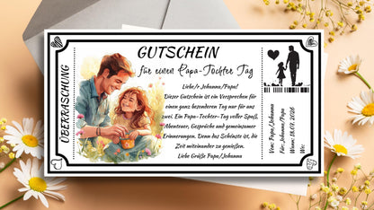 Gutschein Papa-Tochter Tag