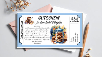 Gutschein fürs Plätzchenbacken