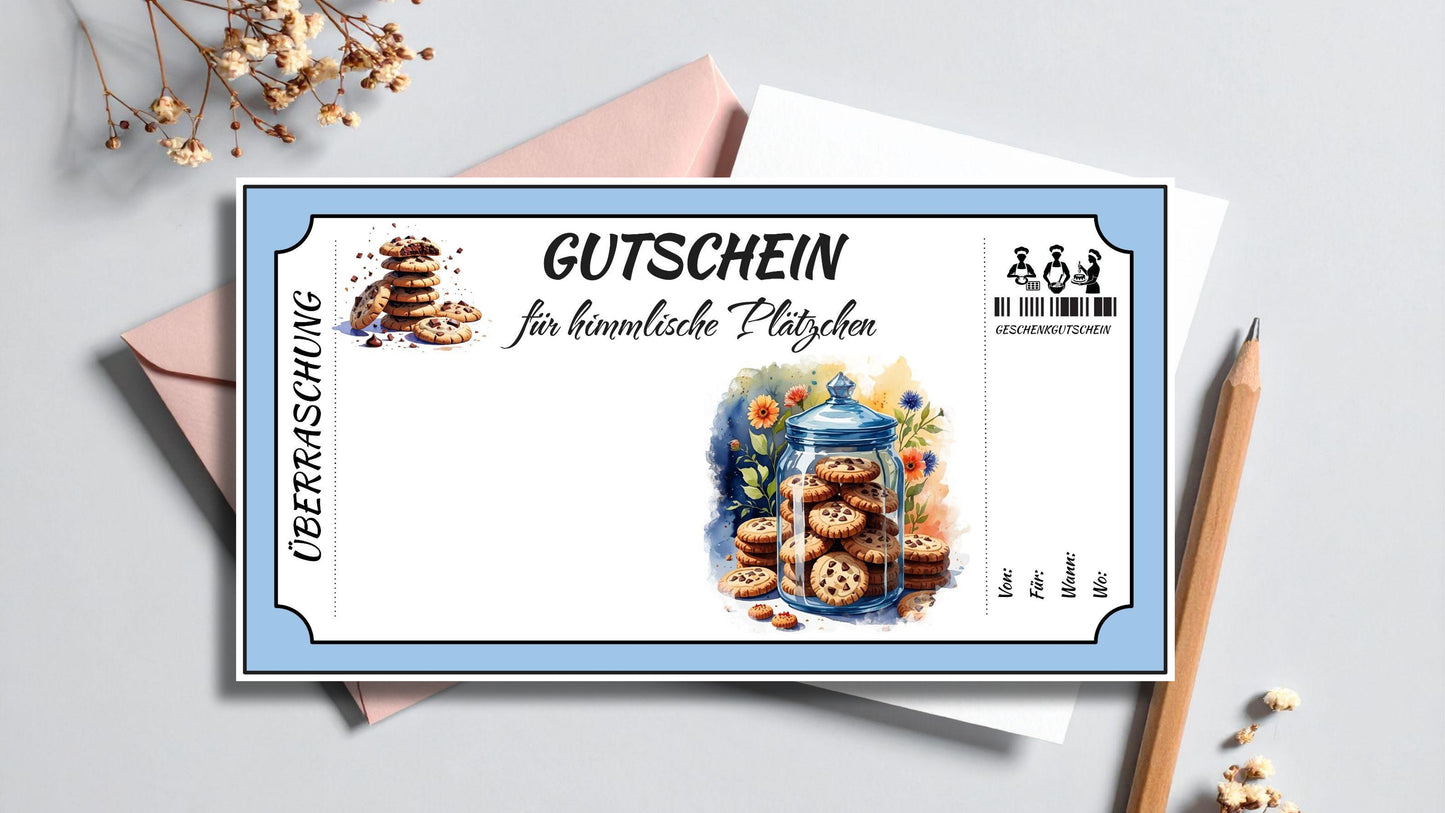 Gutschein fürs Plätzchenbacken