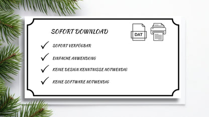 Gutschein fürs Plätzchenbacken zum Weihnachten