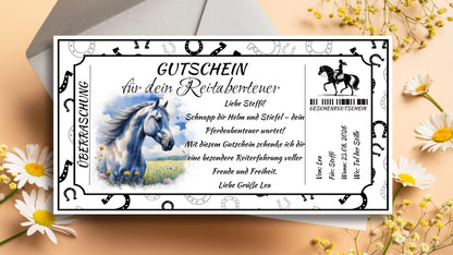 Gutschein für ein Reitabenteuer