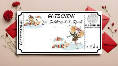 Gutschein fürs Schlittschuhlaufen