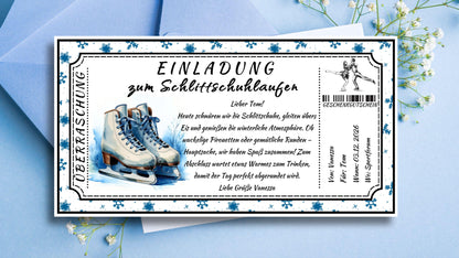 Gutschein fürs Schlittschuhlaufen