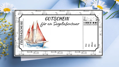 Gutschein für ein Segelabenteuer