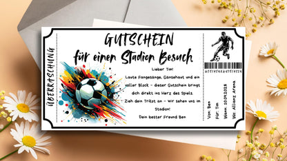 Gutschein für einen Stadion Besuch